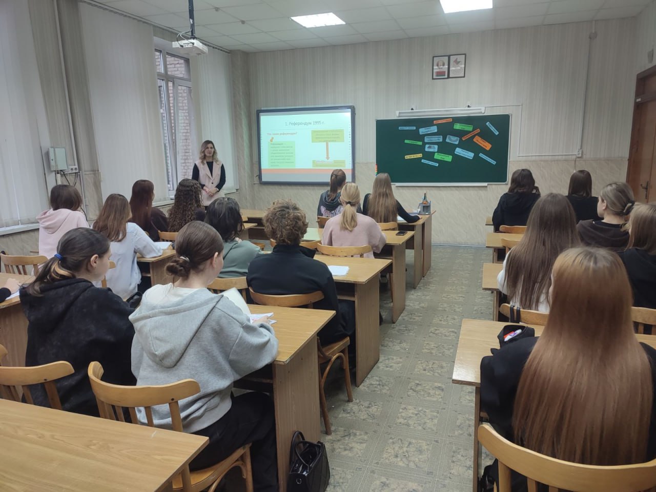 открытый урок в группе Э-21