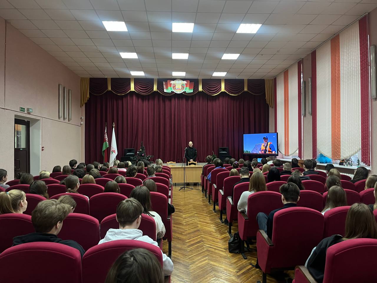 Встреча учащихся с представителем ОСВОД: безопасность на зимних каникулах