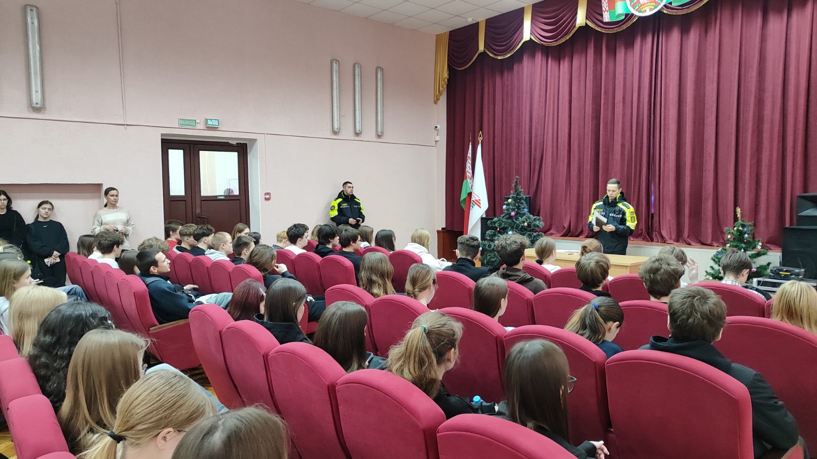 Встреча учащихся с сотрудниками ГАИ Гомельского облисполкома